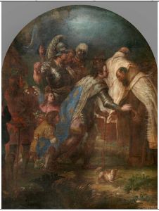 St. Louis IX of France receives Pierre de Corbie by Lucas Franchoys the Younger