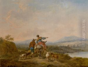 Landscape with Figures by Balthasar-Paul Ommeganck