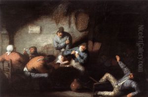 Inn Scene by Adriaen van Ostade