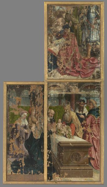 Adoration of the Magi; Presentation of the Christ-child in the temple - view 1