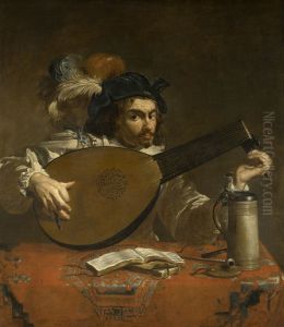 The Lute-Player by Theodoor Rombouts