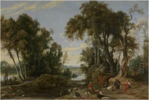 Landscape with Dancing Shepherds