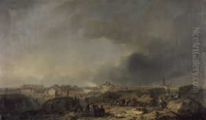 The Antwerp Castle after the Bombardement in 1832