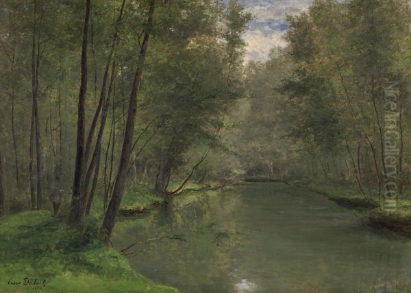 Aan de oevers van de Epte in Gasny - view 1