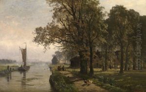 Souvenir of Gouda by Edmond De Schampheleer