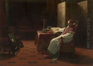 Pope Paul III in front of the Portrait of Luther by Albrecht De Vriendt