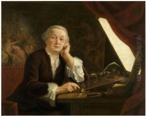 Portrait of the engraver Pieter Franciscus Martenasie Portrait of the engraver Pieter Franciscus Martenasie