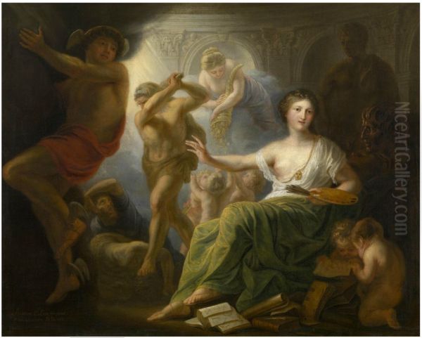 Hercules Protects Painting from Ignorance and Envy - view 1