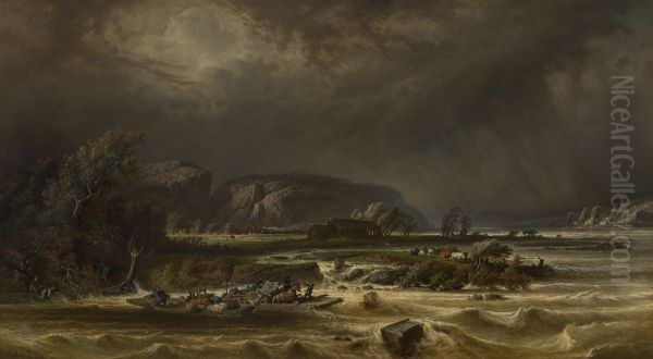 The Meuse at Poilvache - view 1