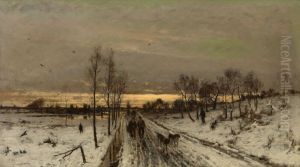 Winter Landscape by Ludvig Munthe