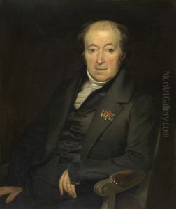 The Painter Mattheus Ignatius van Bree by Antoon Van Ysendyck