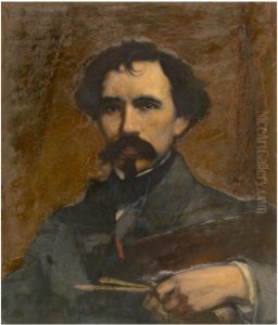 The painter Joseph Lies by Charles Verlat