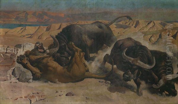 The defense of the herd - view 1