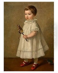 Maria Leys, daughter of Henri Leys by Josef Lies