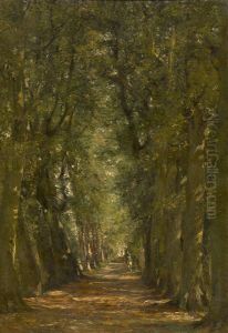 Sunny Lane by Franz Courtens