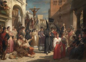 Processie van Goede Vrijdag in Sevilla