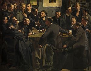 A Session of the Art Society 'Als Ik Kan' by Henry Luyten