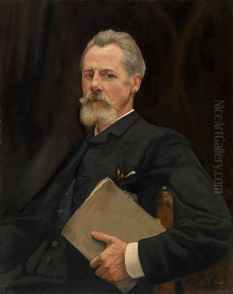 Portrait of the painter Louis Derickx - view 1