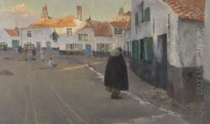 Pleintje in Vlaanderen by Albert Baertsoen