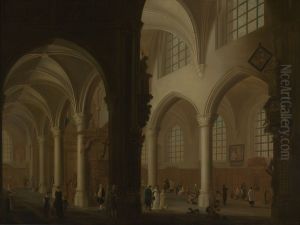 Interior of the Former Church of Saint George in Antwerp