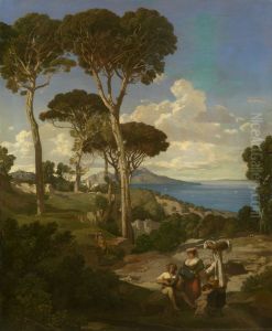 Massa bij Sorrento by Jean-Joseph Bellel