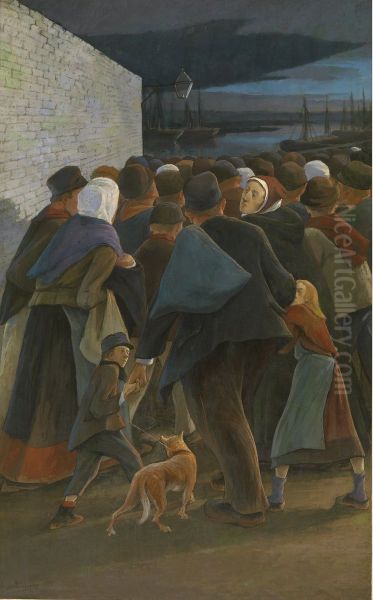 Emigrants - To the port - view 1