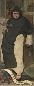Willem van Saeftinghe, Lay Brother of Ter Doest Abbey by Jan van Beers