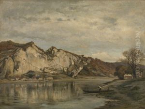Rocher de Frene near Profondeville by Theodore Baron