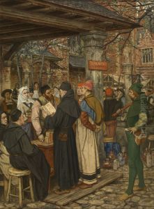 Jan Brito, Inventor of Printing in Bruges by Albrecht De Vriendt