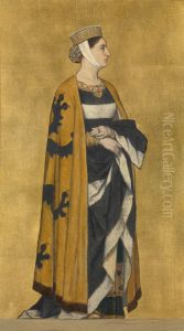 Margareta van Vlaanderen, dochter van Boudewijn van Constantinopel by Albrecht De Vriendt