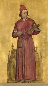 De schilder Hans Memling by Albrecht De Vriendt