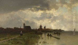 Herinnering aan de Zuiderzee by Edmond De Schampheleer