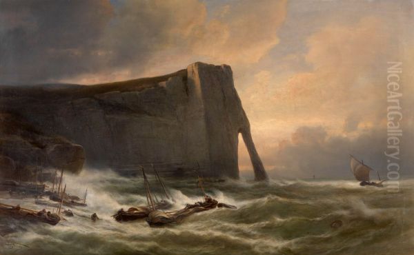 Porte d'Aval in Etretat - view 1
