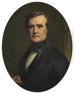Zelfportret by Antoon Van Ysendyck