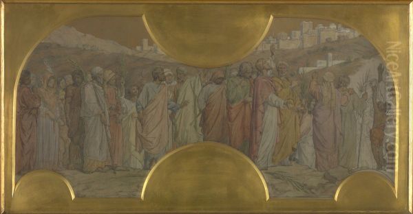Jesus Going to Jerusalem to Accomplish his Mission - view 1