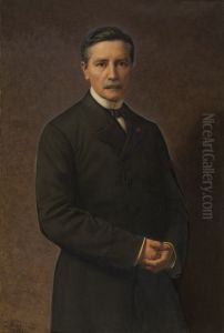 Zelfportret by Godfried Guffens