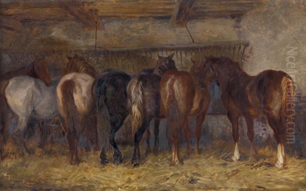 Paarden op stal - view 1