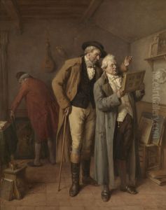 At the Art Dealer by Jean-Baptiste Madou