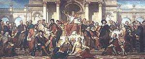 Allegorische figuren. De schilderijencyclus van Nicaise De Keyser by Nicaise de Keyser