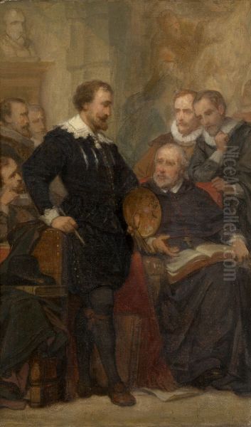 Peter Paul Rubens in his Studio - view 1