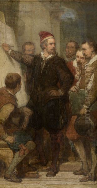 De schilder Denys Calvaert in Bologna - view 1