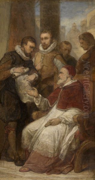 De schilders Matthijs en Paul Bril in Rome - view 1
