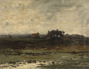 Hoeven bij zonsondergang Hoeven bij zonsondergang