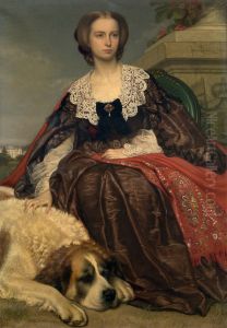 Princess Herminie de Looz et Corswarem by Jozef Van Lerius