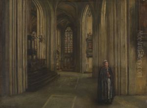 Interior of a Church by Henri de Braekeleer