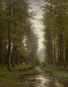 Brook in the Forest by Joseph Van Luppen