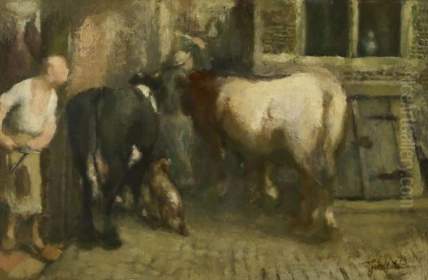 Bij de slachterij - view 1