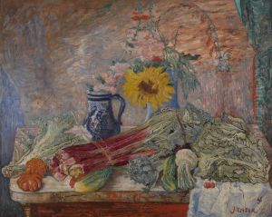 Bloemen en groenten by James Ensor
