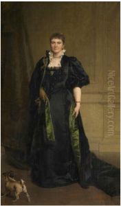 Portrait of Mrs. Karel Ooms-van Eersel by Karel Ooms
