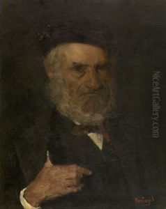 De man met de muts by Pericles Pantazis